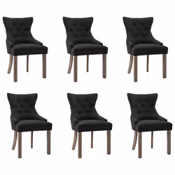 VidaXL 3058304, Polyester, Hévéa, 530 mm, 650 mm, 910 mm, 49,5 cm, 6 pièce(s)