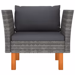 VidaXL 315755 banc de jardin Rotin, Bois