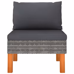 VidaXL 315759 banc de jardin Rotin, Bois - Vue supplémentaire 4