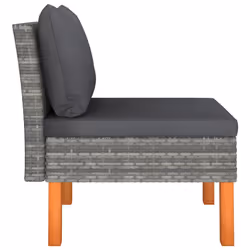 VidaXL 315759 banc de jardin Rotin, Bois - Vue supplémentaire 5