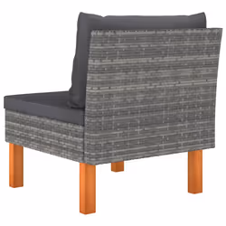 VidaXL 315759 banc de jardin Rotin, Bois - Vue supplémentaire 6