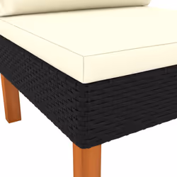 VidaXL 315762 banc de jardin Rotin, Bois - Vue supplémentaire 5