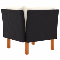 VidaXL 315766 banc de jardin Rotin, Bois - Vue supplémentaire 5