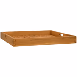 Ce plateau de service classique est fabriqué en bois dur de teck extrêmement durable. Cette pièce d'article en teck est séché ...