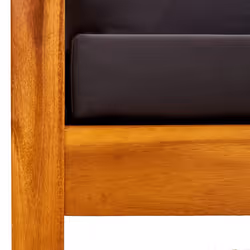 VidaXL 3058009 banc de jardin Bois d'acacia, Tissu, Polyester - Vue supplémentaire 4
