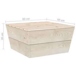 VidaXL 315635 banc de jardin Bois - Vue supplémentaire 6