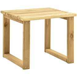 Table de transat 30x30x26 cm Bois de pin imprégné Vidaxl