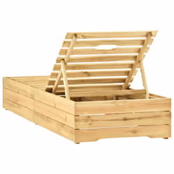 VidaXL 315400 chaise d'extérieur Linge Siège rembourré Bois de pin
