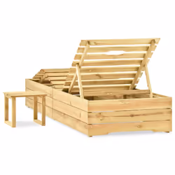 VidaXL 315403 chaise d'extérieur Linge Bois de pin