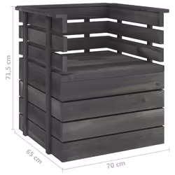 VidaXL 315417 banc de jardin Bois - Vue supplémentaire 6