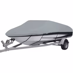 Cette housse de bateau s'adapte aux styles et tailles de coque les plus courants et convient aux applications d'amarrage et d ...