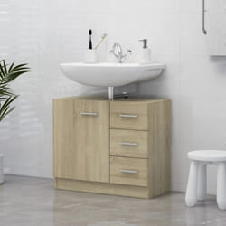 Vidaxl - Armoire d'évier Chêne sonoma 63x30x54 cm Bois d'ingénierie