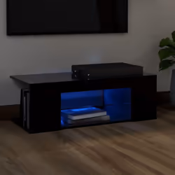 Description générale Avec un design à la fois tendance et pratique, ce meuble TV avec éclairage LED deviendra certainement un ...