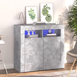 Description générale Ce buffet avec lumières LED est un complément idéal pour votre intérieur, alliant praticité et style mod ...