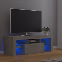 Avec un design à la fois tendance et pratique, ce meuble TV avec éclairage LED deviendra certainement un point central de vot ...