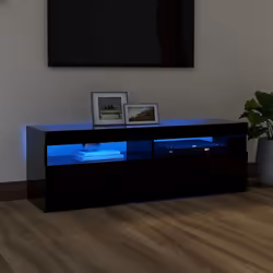 Avec un design à la fois tendance et pratique, ce meuble TV avec éclairage LED deviendra certainement un point central de vot ...