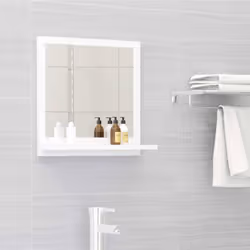 Description générale Ajoutez une touche esthétique à votre salle de bain avec ce miroir mural, qui apporte un style contempor ...