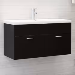 Avec cette armoire d'évier, vous pouvez créer un espace supplémentaire pour votre salle de bain avec un aspect remarquable et ...