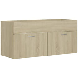 Vidaxl - Armoire d'évier Chêne sonoma 100x38,5x46 cm Bois d'ingénierie