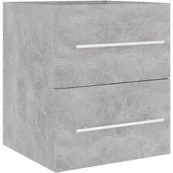 Armoire d'évier Gris béton 41x38,5x48 cm Bois d'ingénierie Vidaxl