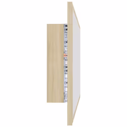 VidaXL 804927 miroir de salle de bain et armoire de rangement pour évier - Vue supplémentaire 8