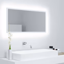 VidaXL 804932 miroir de salle de bain et armoire de rangement pour évier