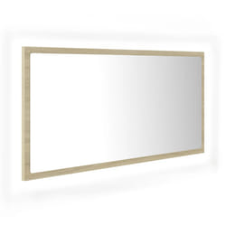 VidaXL 804935 miroir de salle de bain et armoire de rangement pour évier
