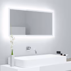 VidaXL 804937 miroir de salle de bain et armoire de rangement pour évier