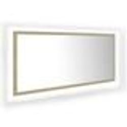 vidaXL Miroir LED de salle de bain Chêne sonoma 100x8,5x37cm Acrylique - TU