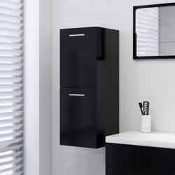 Avec cette armoire de salle de bain, vous pouvez créer un espace supplémentaire pour votre salle de bain avec un aspect remar ...