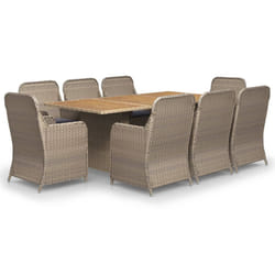 VidaXL 3059470 ensemble de meubles de jardin