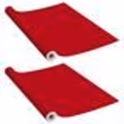 vidaXL Films autoadhésifs pour meubles 2 pcs Rouge 500x90 cm PVC