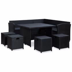 VidaXL 315230 ensemble de meubles de jardin
