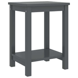 VidaXL 322214 Table de nuit et table de chevet Gris