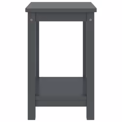 VidaXL 322214 Table de nuit et table de chevet Gris