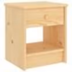 vidaXL Table de chevet naturel 35x30x40 cm bois de pin massif - TU
