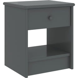 Vidaxl - Table de chevet Gris foncé 35x30x40 cm Bois de pin massif