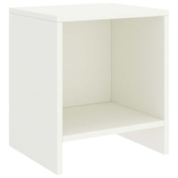 VidaXL 322234 Table de nuit et table de chevet Blanc