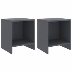 VidaXL 322244, Gris, Bois de pin, 350 mm, 300 mm, 400 mm, 2 pièce(s)