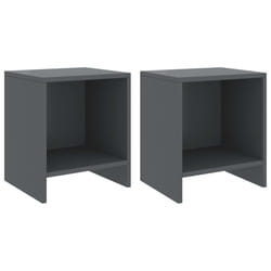 VidaXL 322244 Table de nuit et table de chevet Gris