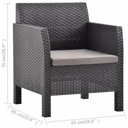 VidaXL 315641 ensemble de meubles de jardin - Vue supplémentaire 8
