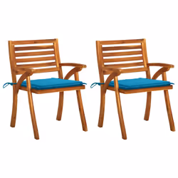 VidaXL 3060793, Terrace, Siège rembourré, Bois d'acacia, Polyester, 50 cm, 50 cm