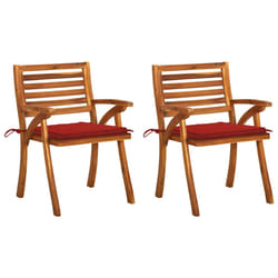VidaXL 3060799 chaise d'extérieur Terrace Siège rembourré Bois d'acacia