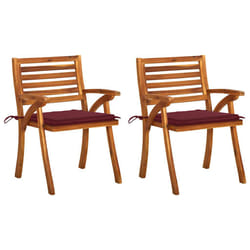 VidaXL 3060807 chaise d'extérieur Terrace Siège rembourré Bois d'acacia