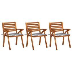 VidaXL 3060823 chaise d'extérieur Terrace Siège rembourré Bois d'acacia
