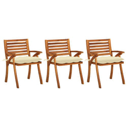 VidaXL 3060832 chaise d'extérieur Terrace Siège rembourré Bois d'acacia