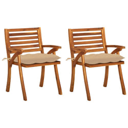 VidaXL 3060834 chaise d'extérieur Terrace Siège rembourré Bois d'acacia