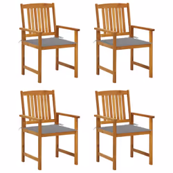 VidaXL 3061169, Terrace, Siège rembourré, Bois d'acacia, Polyester, 610 mm, 570 mm