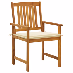 VidaXL 3061171 chaise d'extérieur Terrace Siège rembourré Bois d'acacia