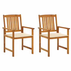 VidaXL 3061172, Terrace, Siège rembourré, Bois d'acacia, Polyester, 610 mm, 570 mm